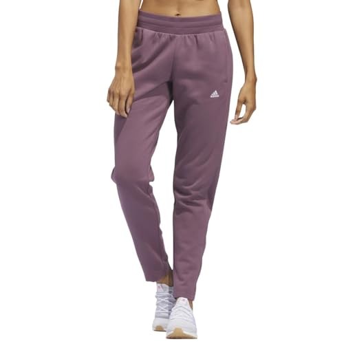 Women's Adidas Plus Size Relaxed Fit Tapered Leg Fleece Jogger - Fig - 2XL - NWT