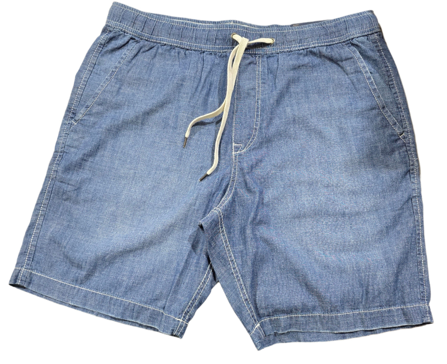 American Eagle Men's Jogger At The Knee Shorts-L-Blue-NWT