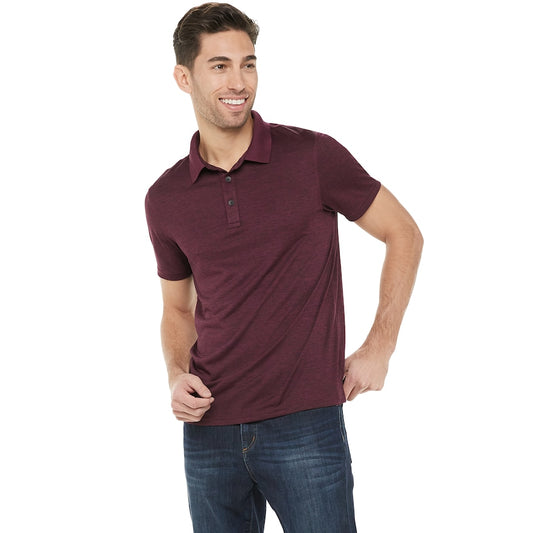 Men's Apt 9 Premier Flex Golf Polo - Berry - X-Large - NWT