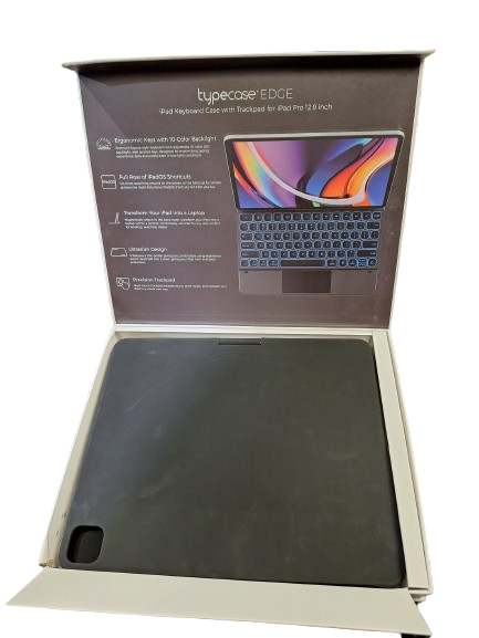 Typecase Edge iPad Keyboard Case with Trackball for iPad Pro 12.9" Black