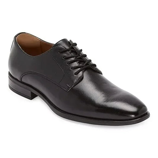 Men's JF J Ferrar Blackmon Oxford Dress Shoes - Black - 8.5 - NWT