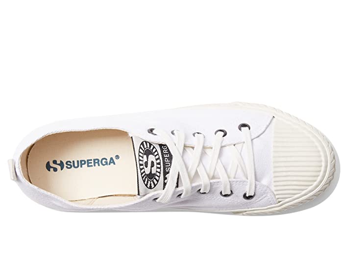 Women's Superga 289 College Canvas Casual Sneakers - White - 8 - NIB