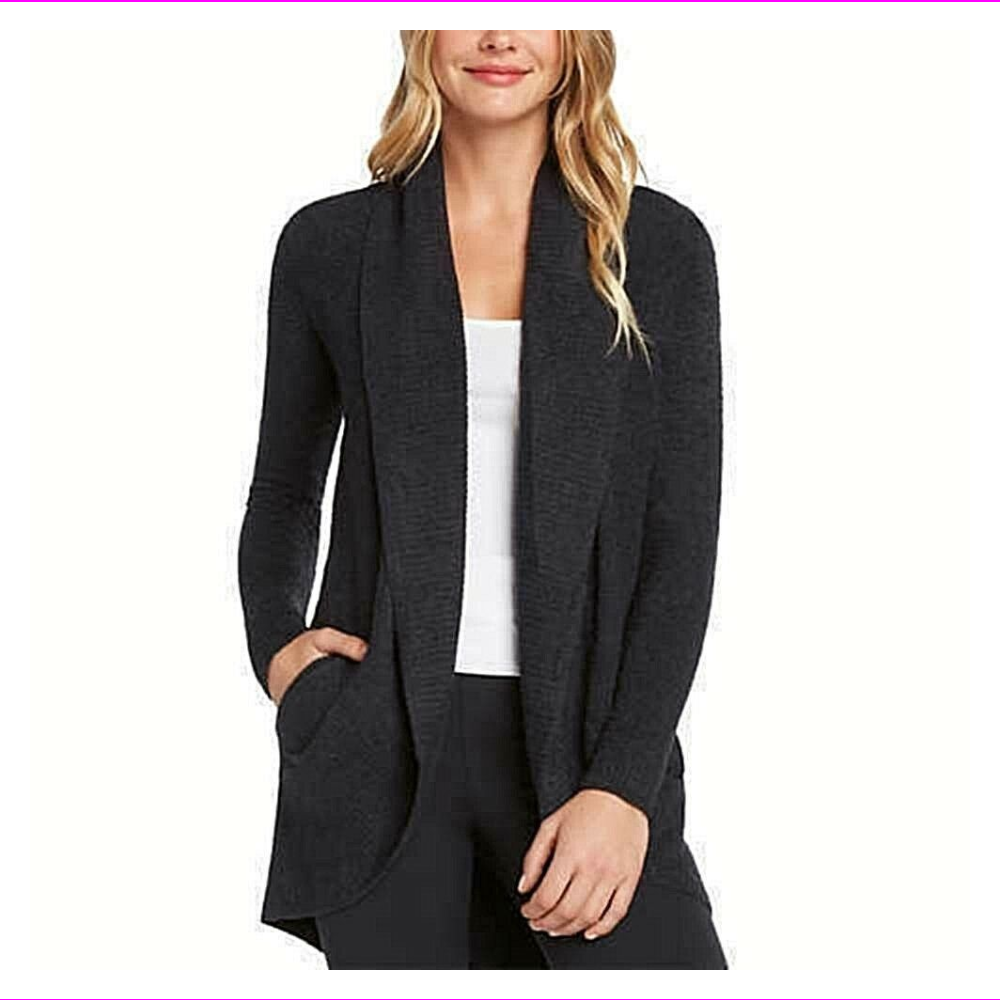 Women's Max & Mia Plus Size The Essential Travel Cardigan - Black - XXL - NWT