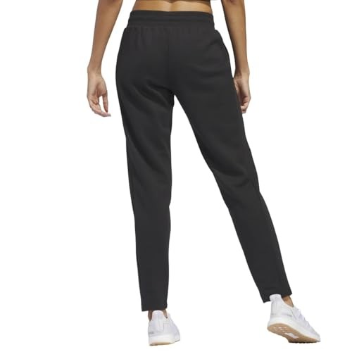 Women's Adidas Relaxed Fit Tapered Leg Fleece Joggers - Black - Large - NWT
