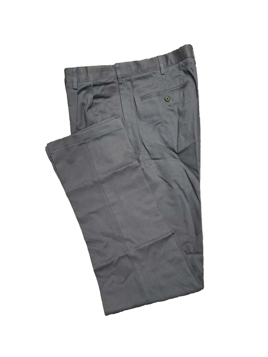Lands' End Men's Comfort Waist Pleated Front No Iron Chino Pants 36x36 NWOT