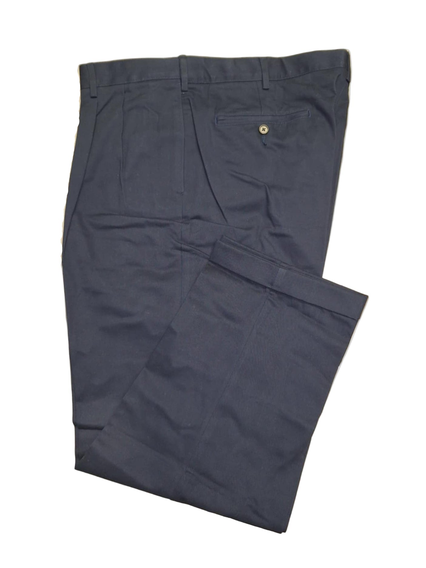 Lands' End Men's Comfort Waist No Iron Pleated Front Chino Pants 42x29 NWOT