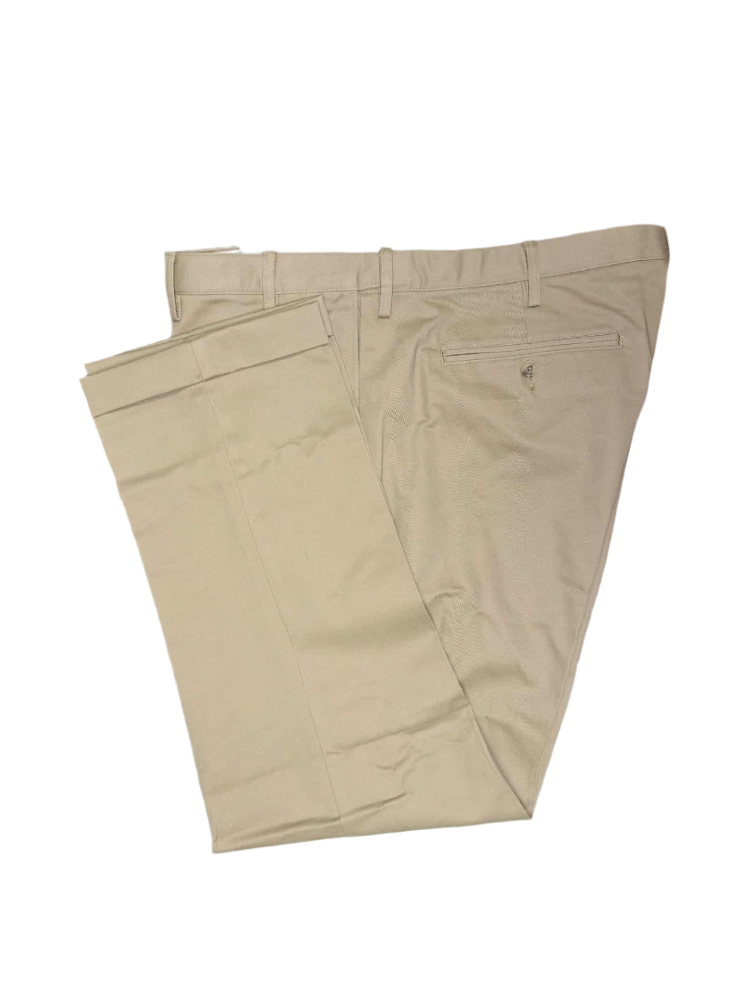 Lands' End Men's Comfort Waist No Iron Cuffed Hem Chino Pants 34x29 NWOT