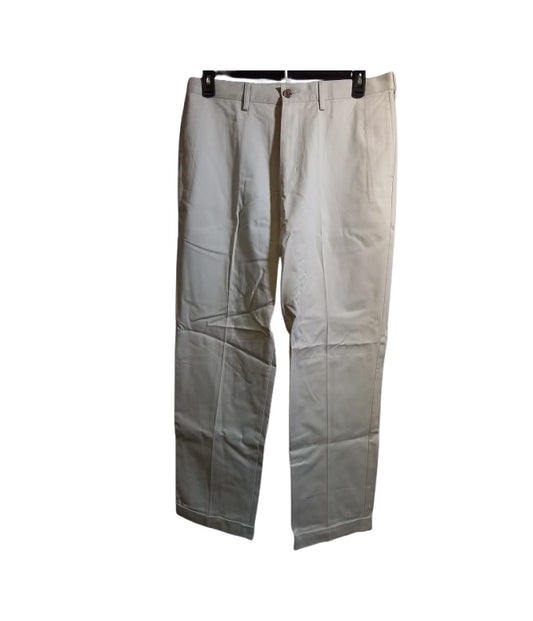 Men's Lands' End Comfort Waist No Iron Chino Pants - 35x32 - NWOT
