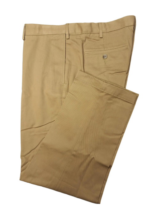 Lands' End Men's Comfort Waist No Iron Flat Front Chino Pants 37x32 NWOT