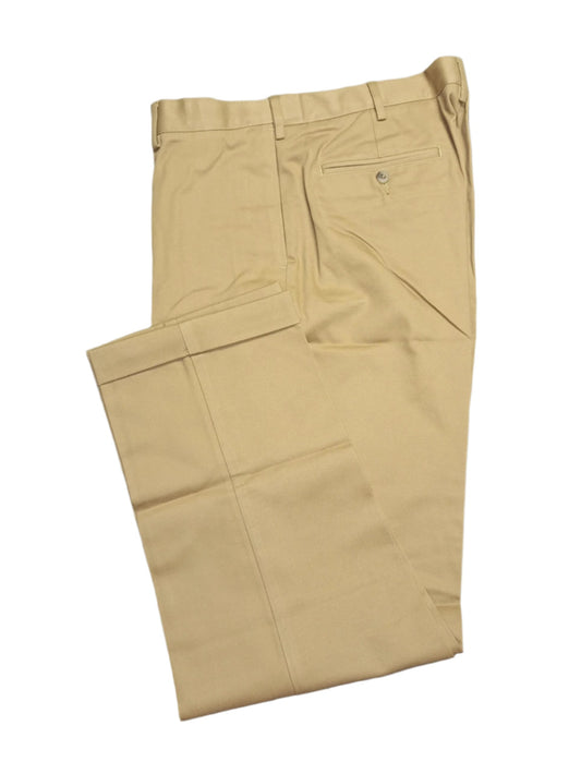 Lands' End Men's Comfort Waist No Iron Flat Front Chino Pants 35x31 NWOT