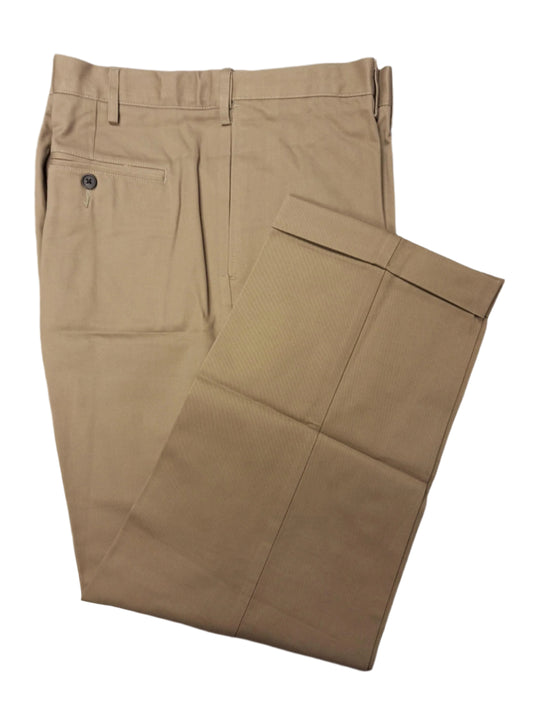 Lands' End Men's Comfort Waist No Iron Flat Front Chino Pants 38x29 NWOT