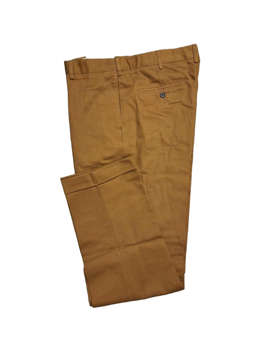 Lands' End Men's Comfort Waist No Iron Flat Front Chino Pants 33x32 NWOT