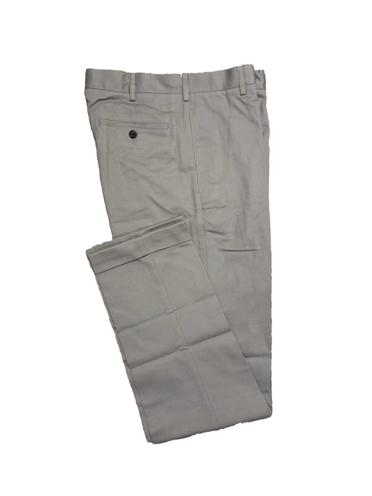 Men's Lands' End Traditional Fit No Iron Chino Pants 30x34 NWOT