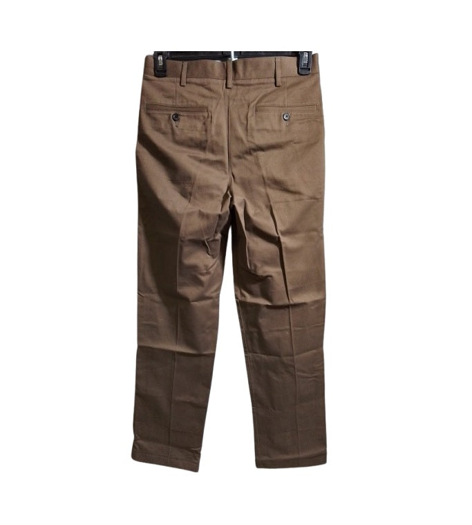Men's Lands' End Traditional Fit Pleated No Iron Chino Pants 30x32 NWOT