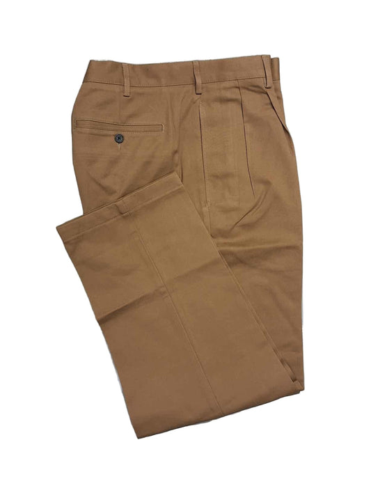 Lands' End Men's Traditional Fit Pleated Front Chino Pants 36x30 NWOT