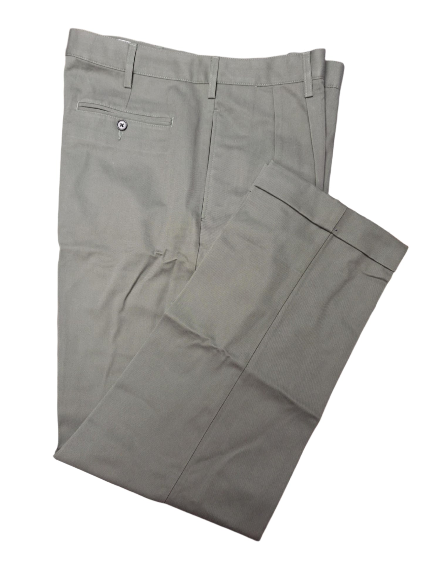 Lands' End Men's Traditional Fit Pleated Front Chino Pants 35x31 NWOT