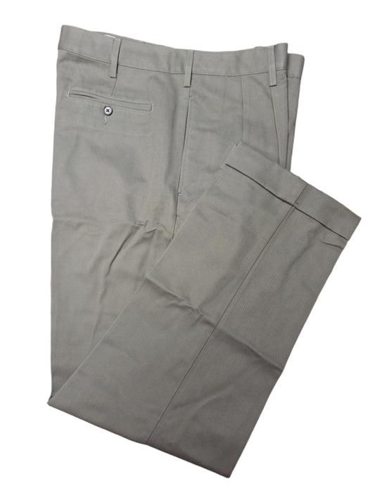 Lands' End Men's Traditional Fit Pleated Front Chino Pants 35x31 NWOT