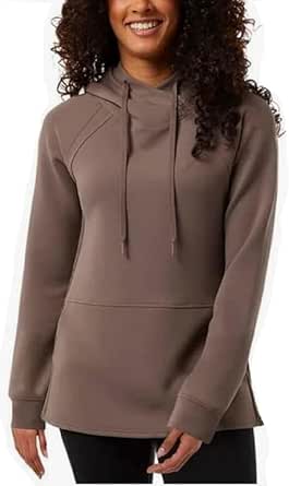 Women's 32 Degrees Heat Raglan Tech Hoodie - Tan Iron - Large - NWT