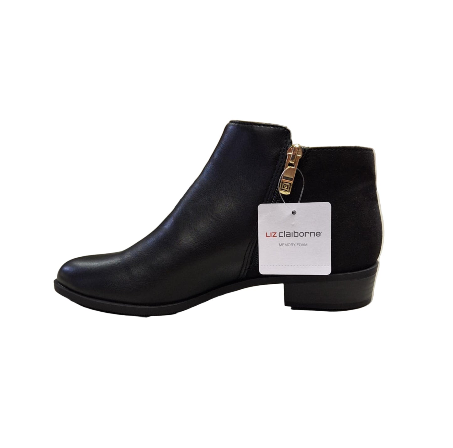 Women's Liz Claiborne Roycen Ankle Booties - Black - 7.5 - NIB