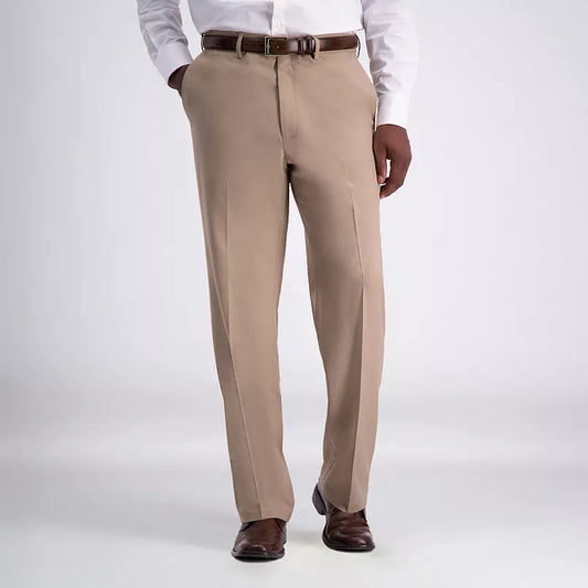 Haggar Men's Premium Comfort Classic Fit Flat Front Dress Pants-NWOT