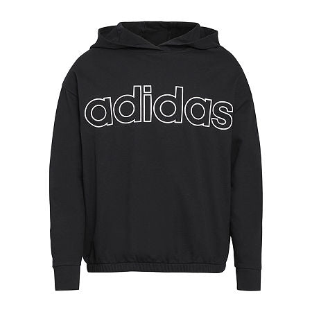 Adidas Big Girls Hoodie-Black-L-NWT