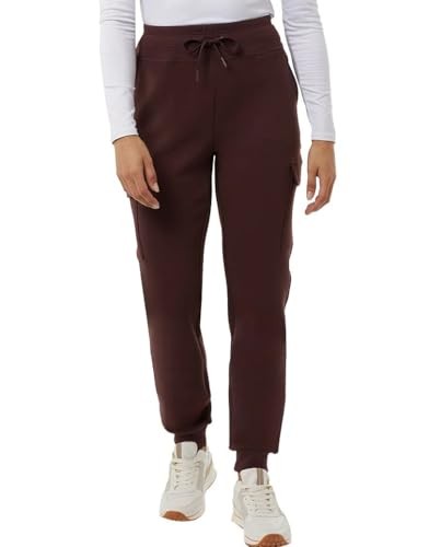 32 Degrees Women's Tech Cargo Jogger Pants L Dark Red NWT