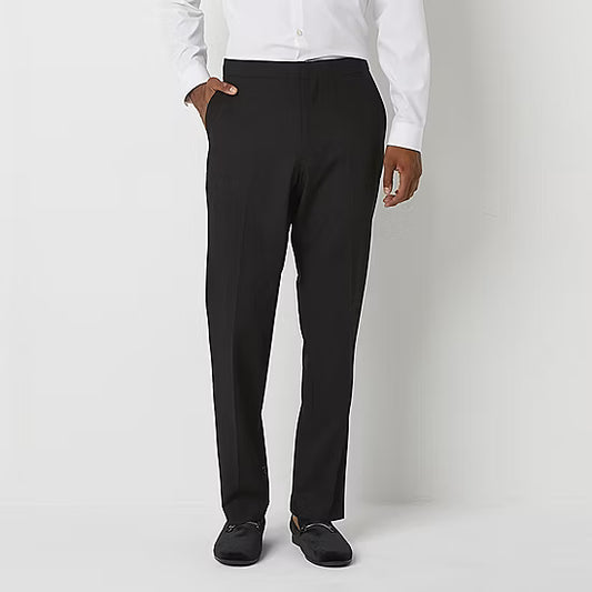 Men's JF J Ferrar Classic Fit Tuxedo Pants - Black - 36x29 - NWT