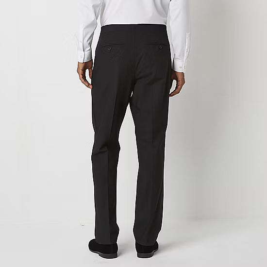 Men's JF J Ferrar Classic Fit Tuxedo Pants - Black - 36x29 - NWT