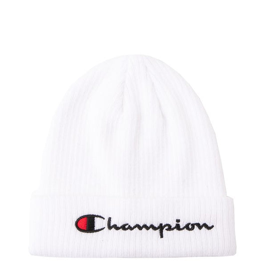 Men's Champion Pivot Cuff Beanie - White - OS - NWT