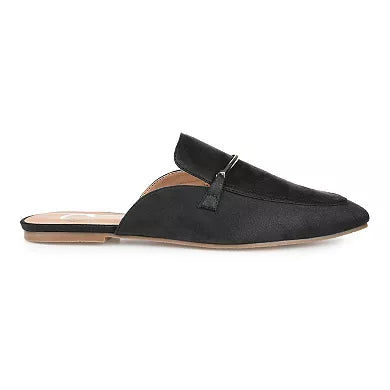 Women's Journee Collection Ameena Square Toe Mules - Black - 8 - NIB