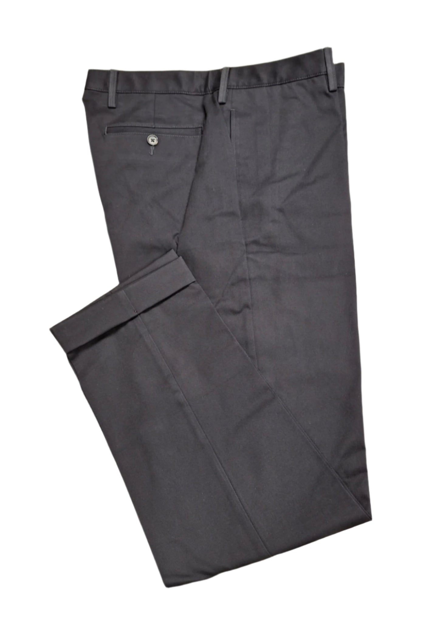 Lands' End Men's No Iron Tailored Fit Plain Front Cuffed Chino Pants 36x34 NWOT