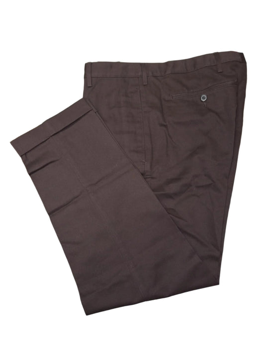 Lands' End Men's No Iron Tailored Fit Plain Front Cuffed Chino Pants 36x30 NWOT