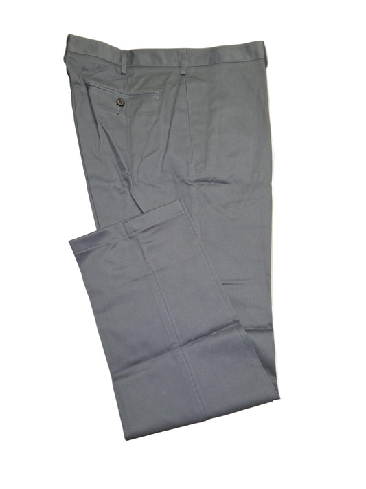 Lands' End Men's No Iron Tailored Fit Plain Front Chino Pants 37x32 NWOT