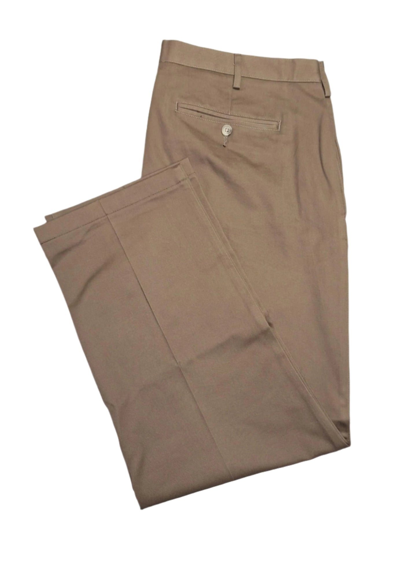 Lands' End Men's No Iron Tailored Fit Plain Front Chino Pants 40x29 NWOT
