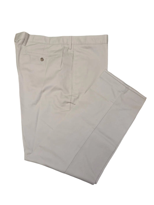 Lands' End Men's No Iron Tailored Fit Plain Front Chino Pants - 42x30 - NWOT