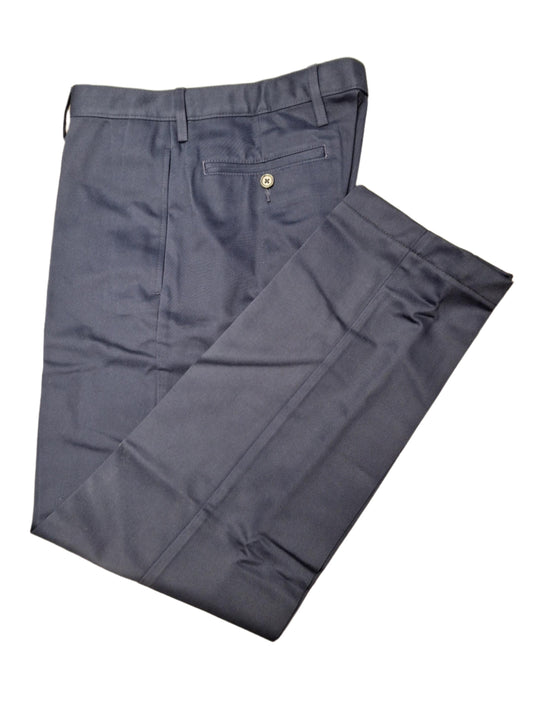 Lands' End Men's No Iron Tailored Fit Plain Front Chino Pants 34x32 NWOT