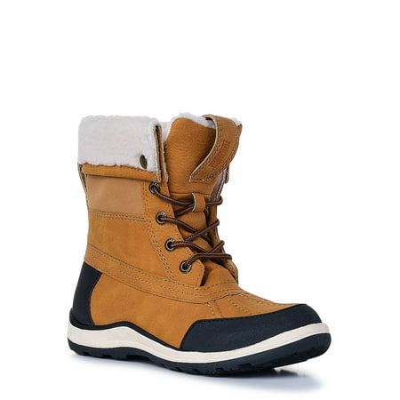 Women's Khombu Rory Faux Fur Lined Winter Snow Boots - Tan & Black - 8 - NIB