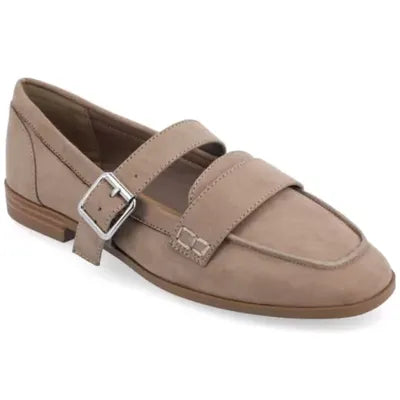 Women's Journee Collection Caspian Moc Toe Loafers - Taupe - 8.5 - NIB