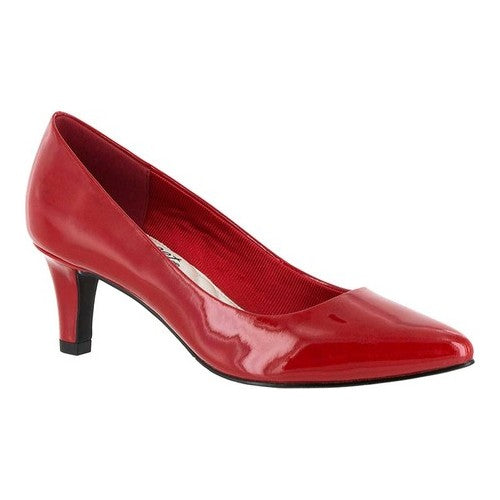 Women's Easy Street Pointe Pointed Toe Pumps - Red Patent - 9.5 - NIB