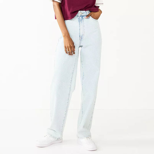 Junior's SO Super High Rise Baggy Dad Jeans - Super Light - 11 - NWT