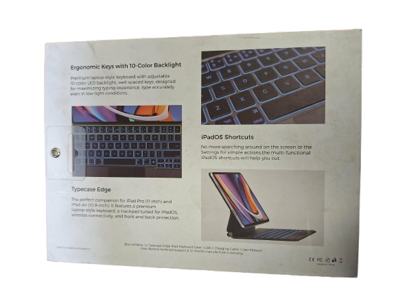 Typecase Edge iPad Keyboard Case with Trackball for iPad Pro 11, iPad Air 10.9"