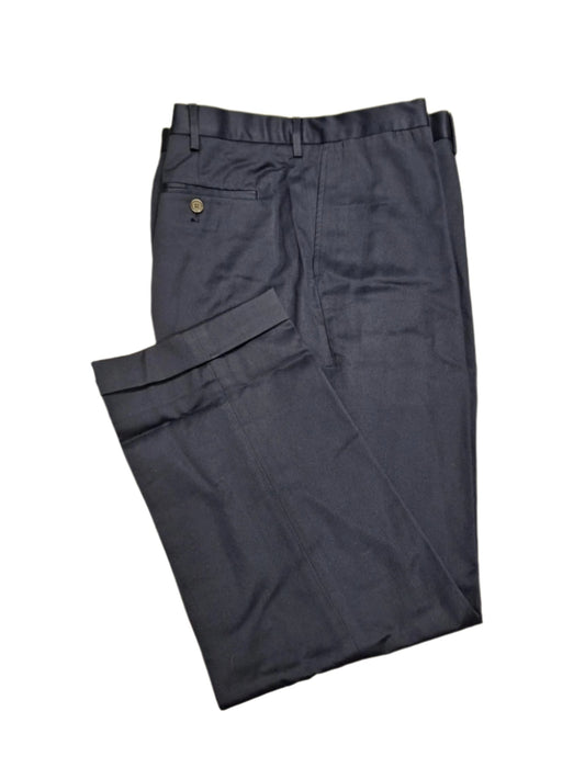 Lands' End Men's No Iron Traditional Fit Twill Pants 34x28 NWOT