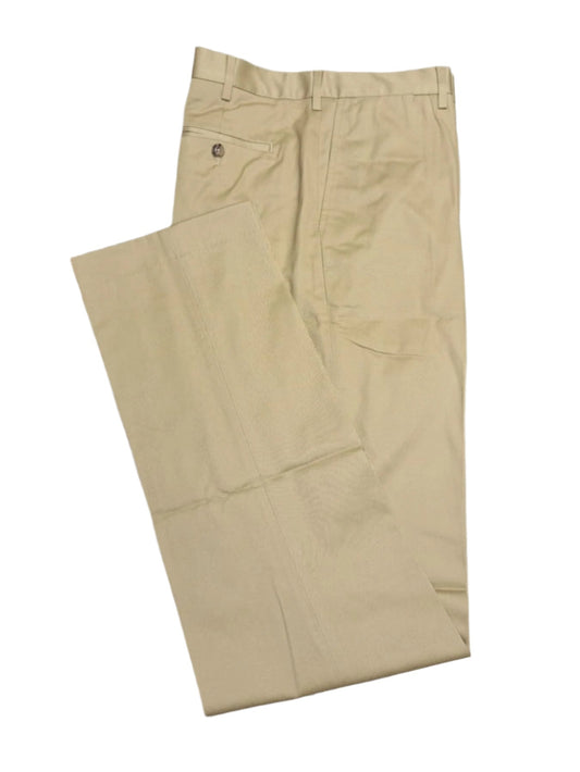 Lands' End Men's Traditional Fit No Iron Twill Pants 34x38 NWOT