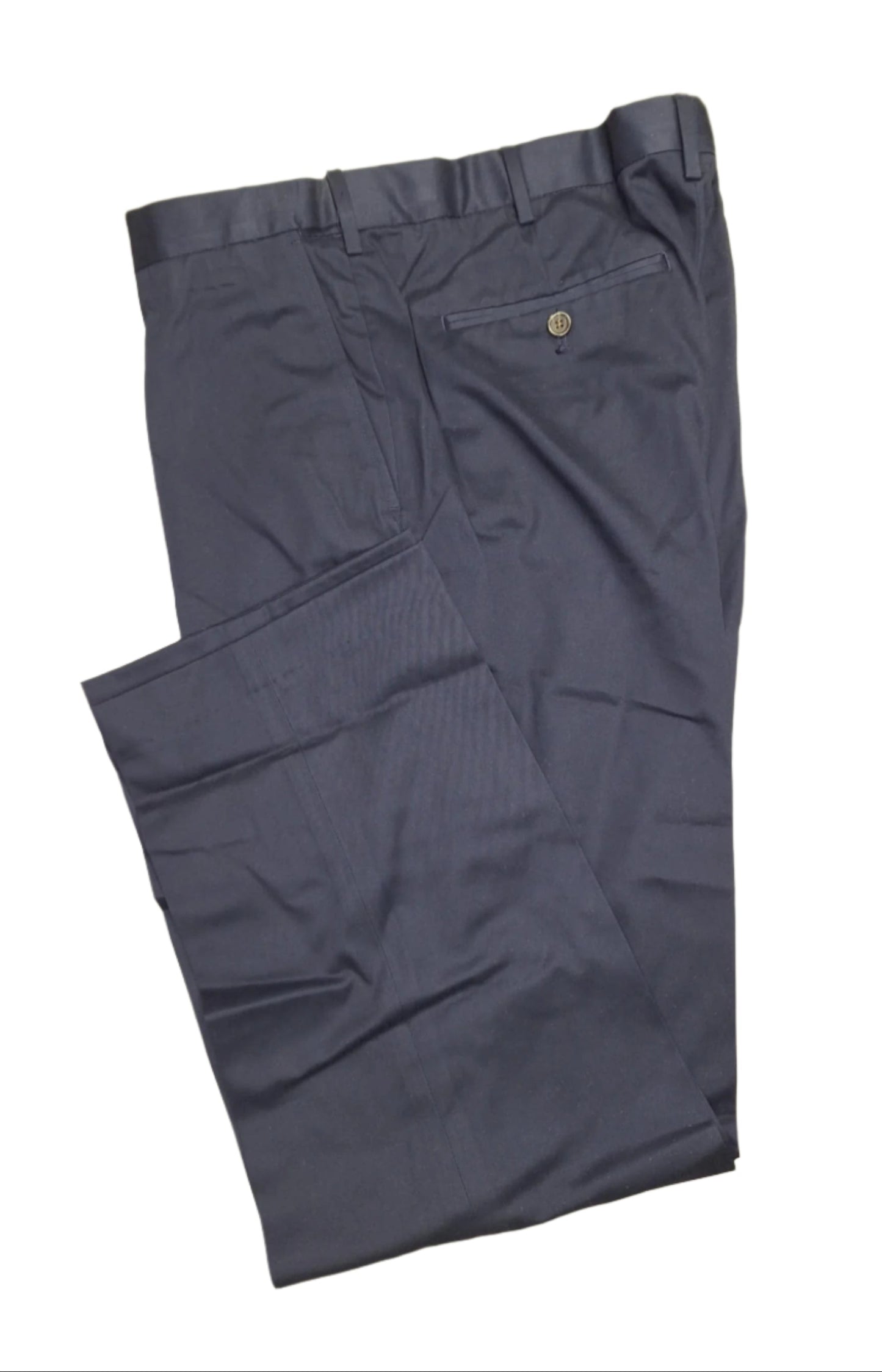 Lands' End Men's Comfort Waist Plain Front No Iron Twill Pants 30" Inseam NWOT