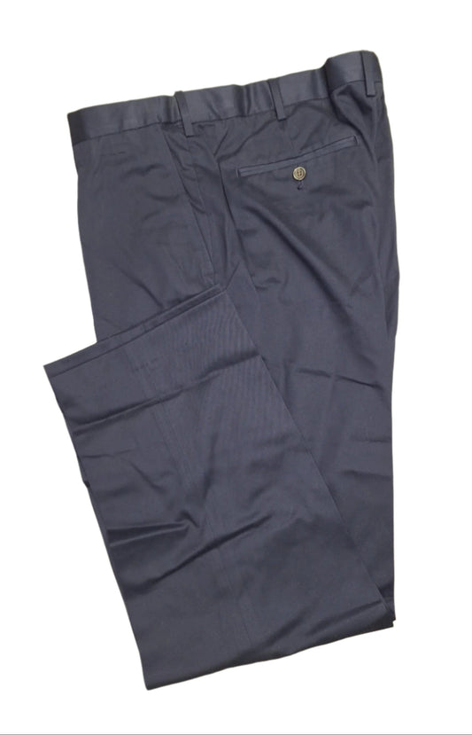 Lands' End Men's Comfort Waist Plain Front No Iron Twill Pants 30" Inseam NWOT