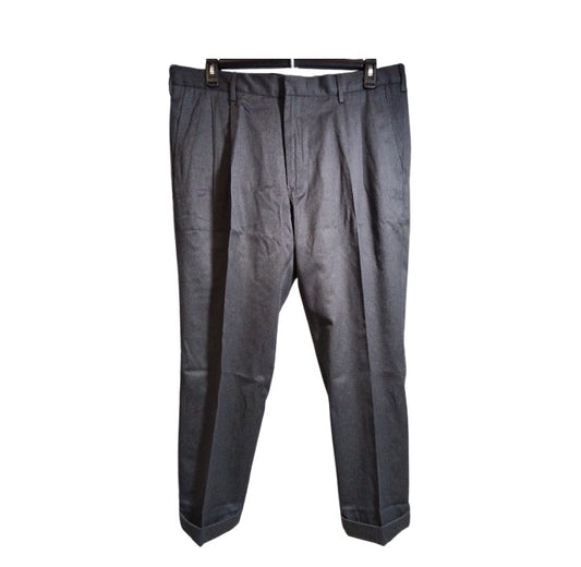 Lands' End Men's No Iron Taditional Fit Pleated Twill Pants 38x29 NWOT