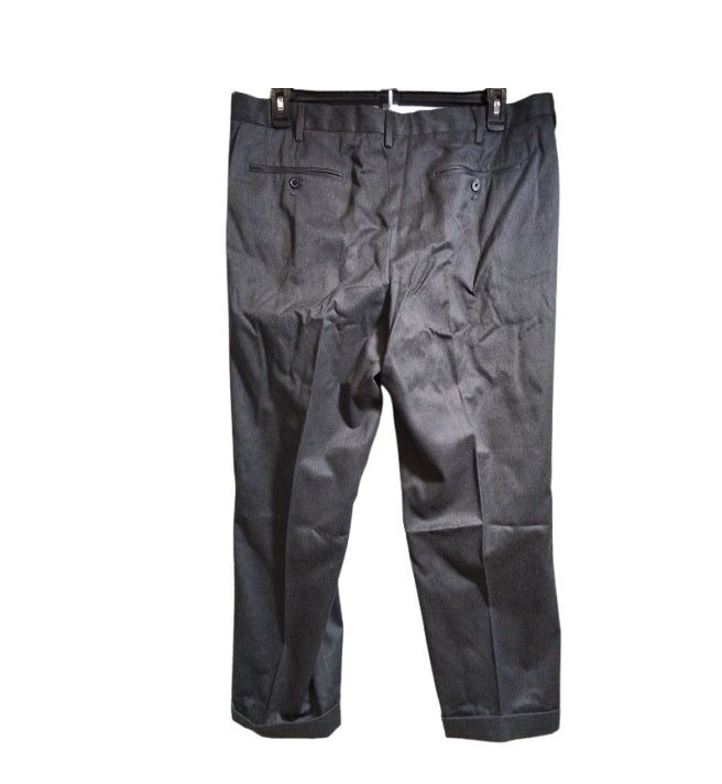 Lands' End Men's No Iron Taditional Fit Pleated Twill Pants 38x29 NWOT