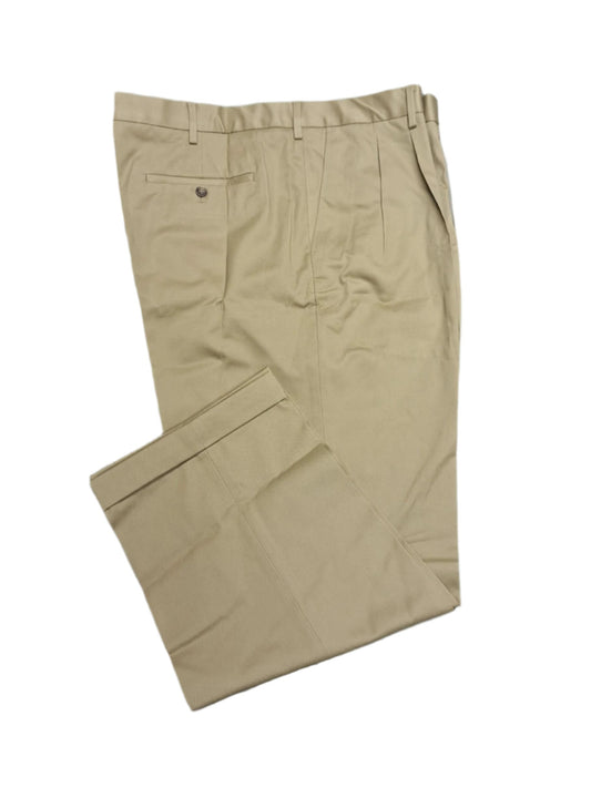 Lands' End Men's Traditional Fit Pleated Front Twill Pants 36x31 NWOT