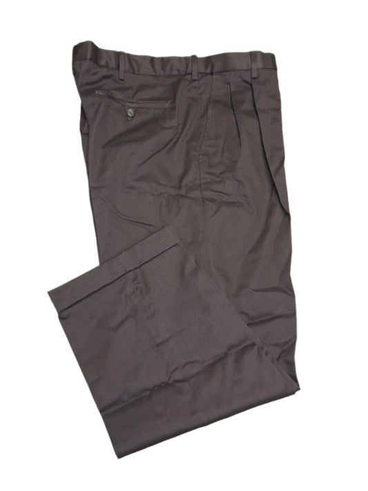 Lands' End Men's Comfort Waist Pleated Front No Iron Twill Pants 38x29 NWOT