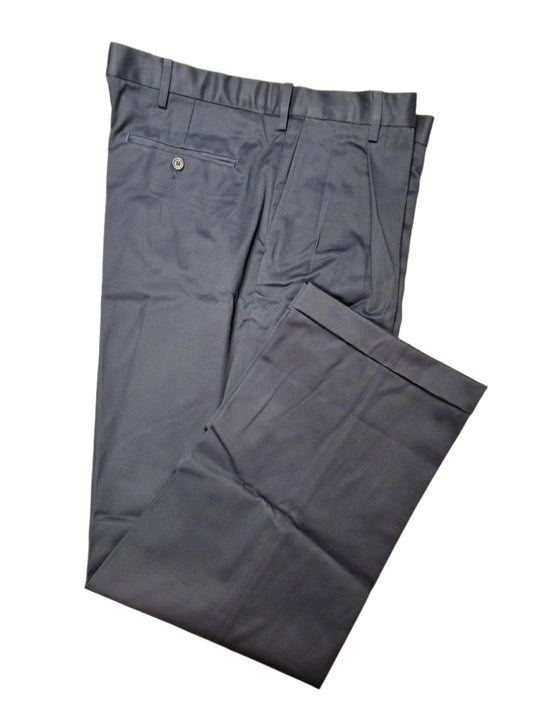 Lands' End Men's Comfort Waist Pleated Front No Iron Twill Pants 38x31 NWOT